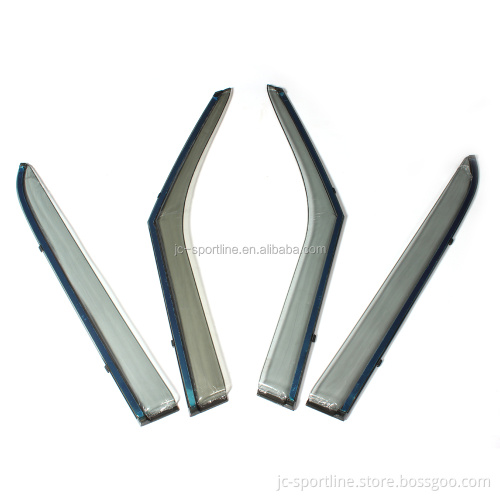 PC Injection Mould Visor Rain Guards Wind Deflector for Hyundai IX25 2014 4pcs/set